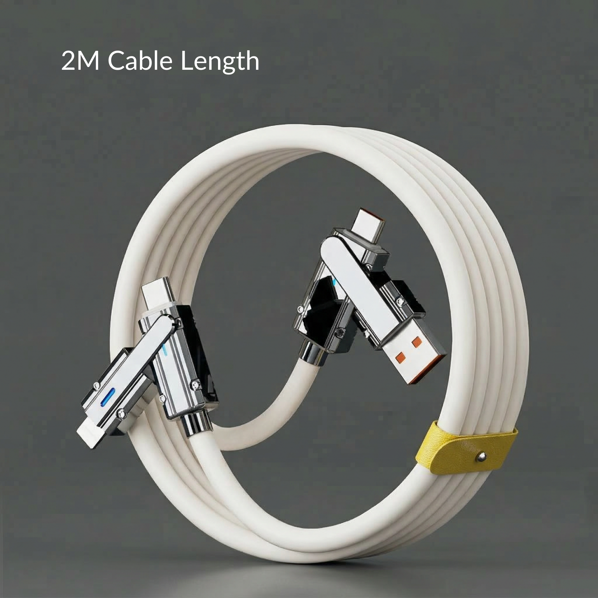 100W 4-in-1 Fast Charging Cable - Power Up Your Devices!