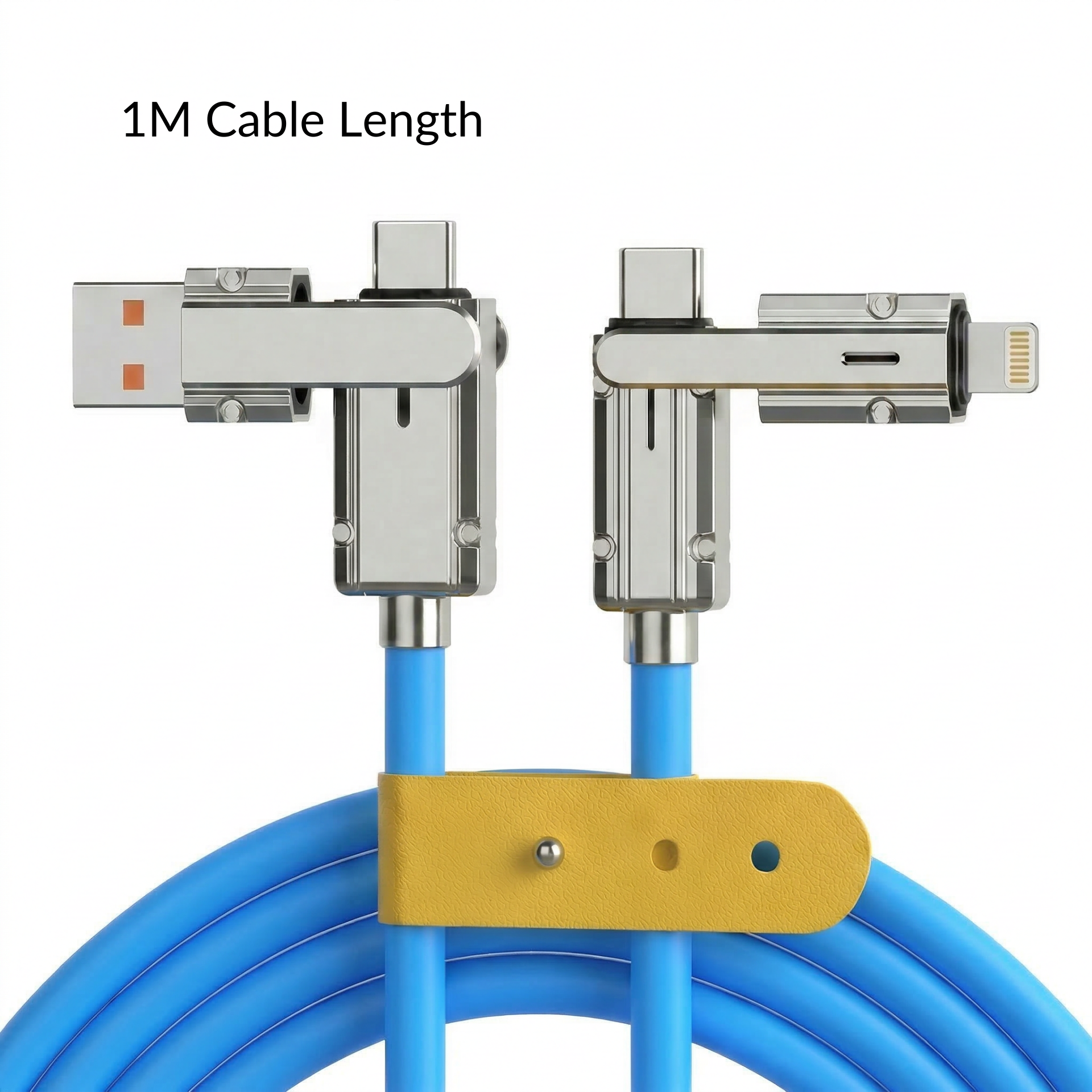 100W 4-in-1 Fast Charging Cable - Power Up Your Devices!
