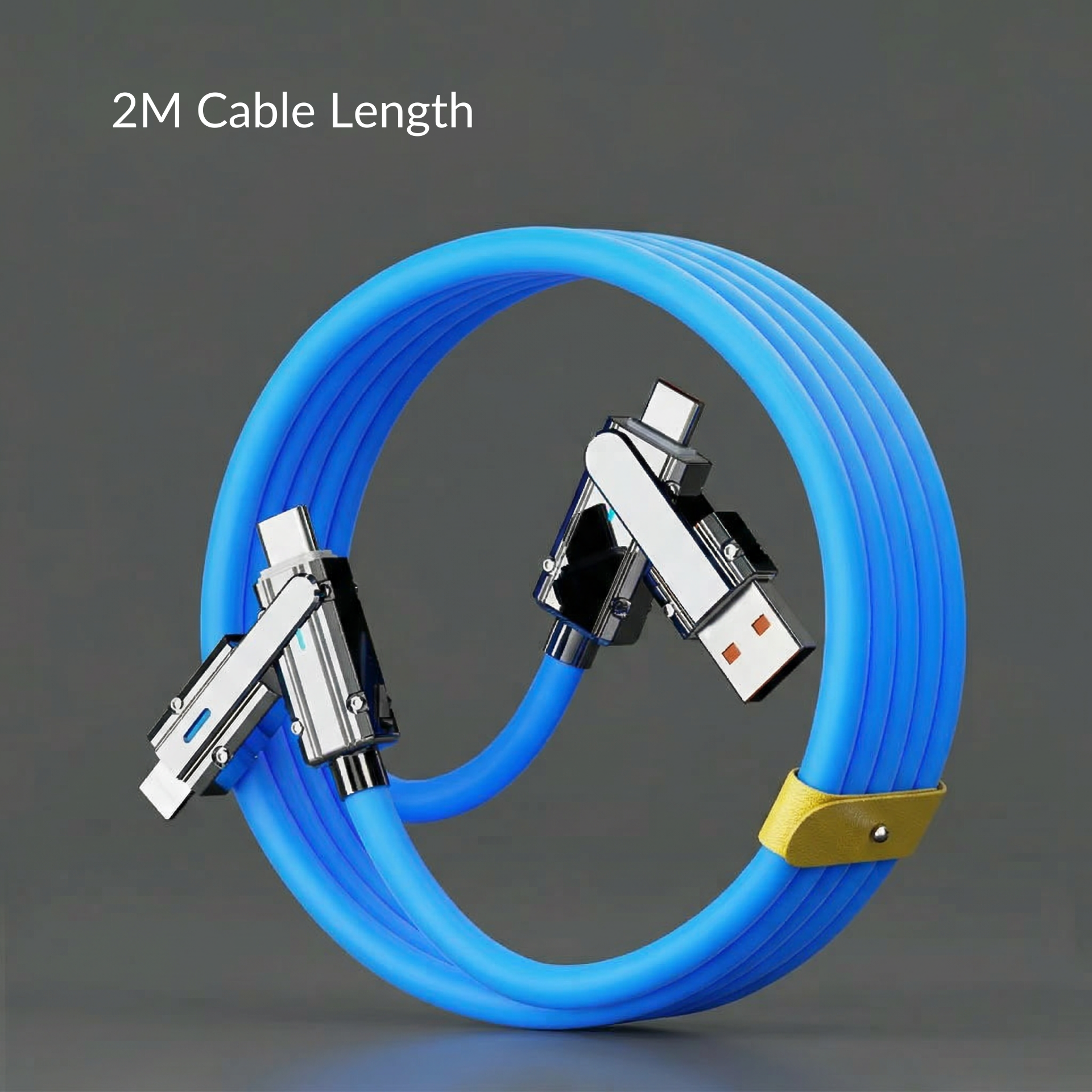 100W 4-in-1 Fast Charging Cable - Power Up Your Devices!