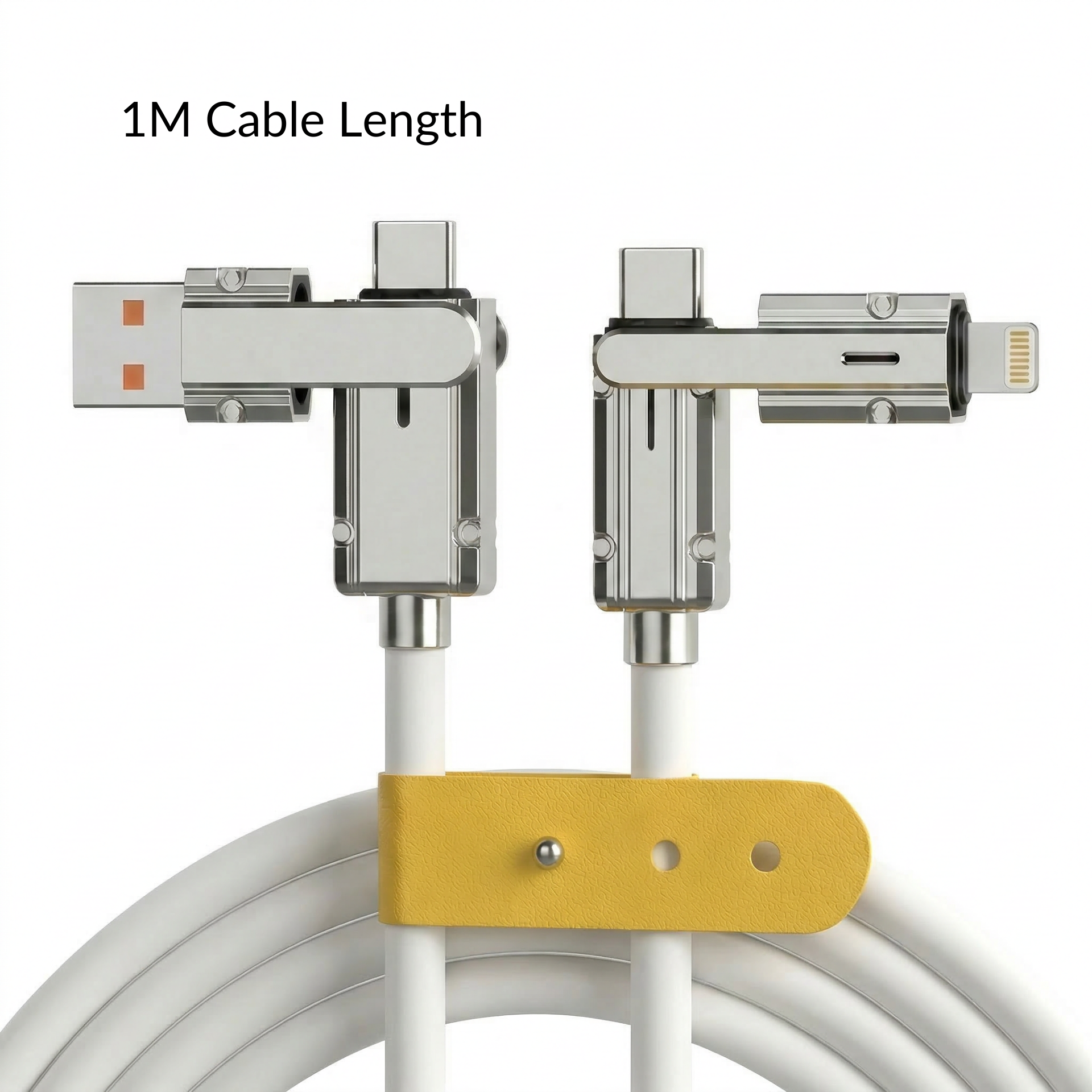 100W 4-in-1 Fast Charging Cable - Power Up Your Devices!
