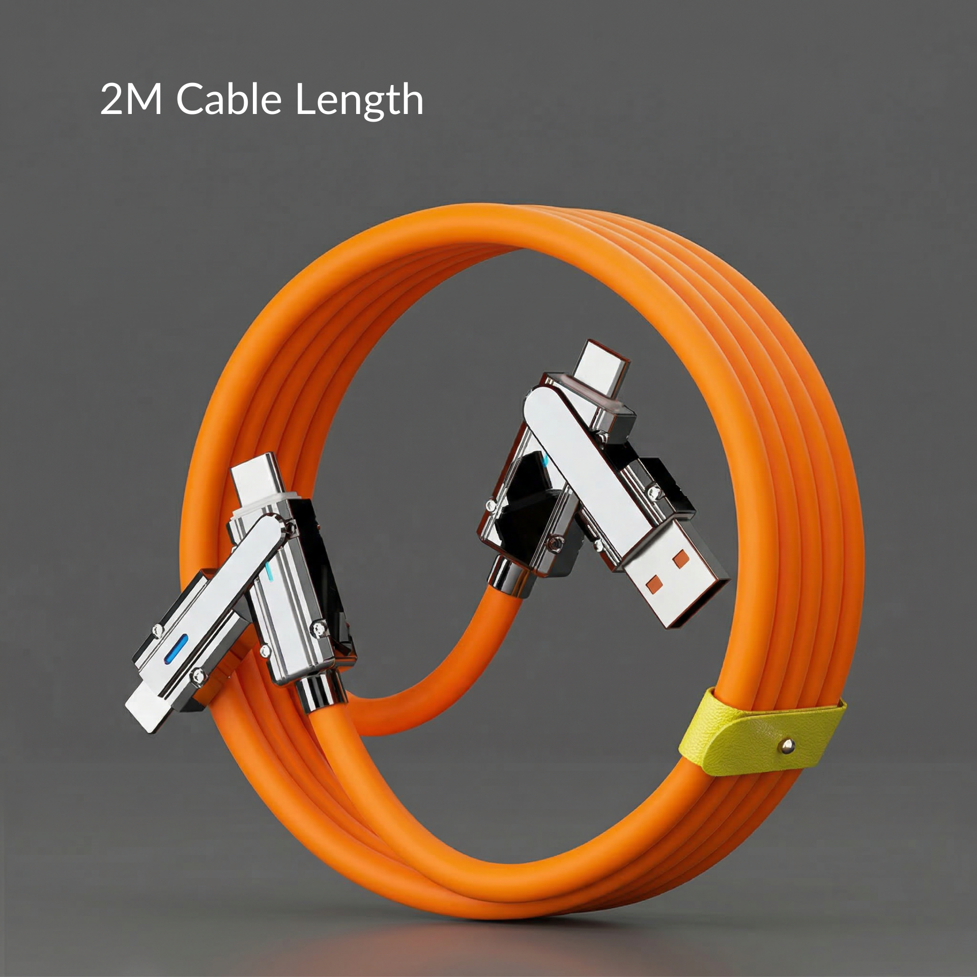 100W 4-in-1 Fast Charging Cable - Power Up Your Devices!